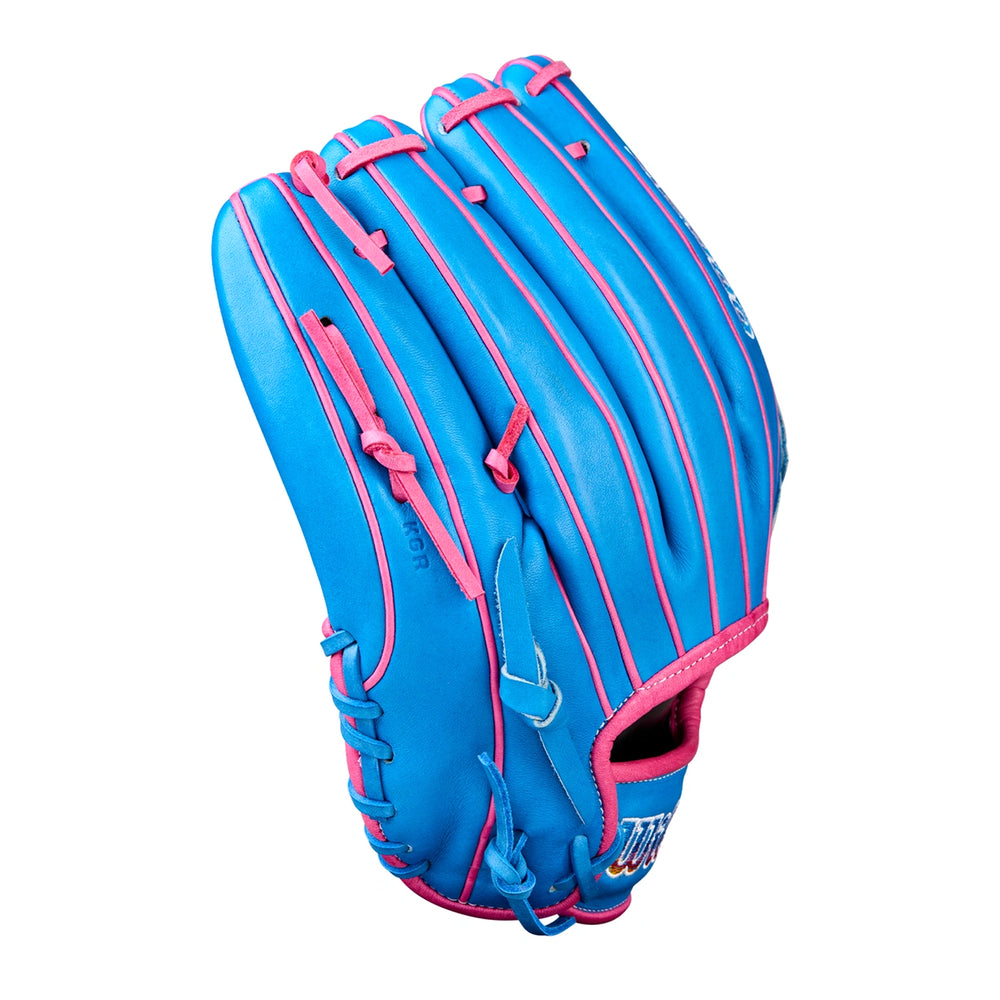 Guante Beisbol Wilson A2000 DP15 Azul Rosa 12 in