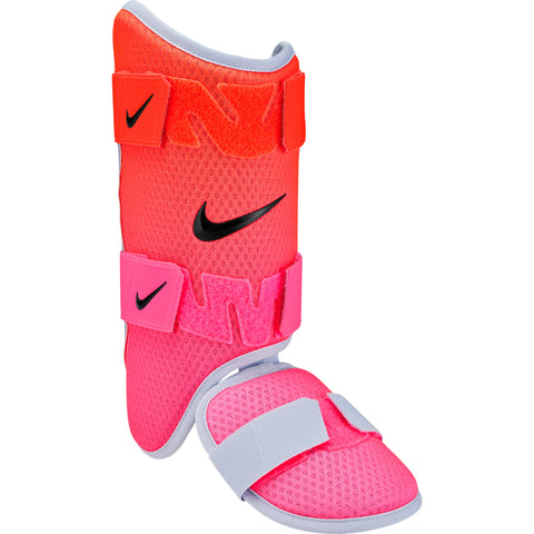 Espinillera Nike Diamond rosa bateador diestro
