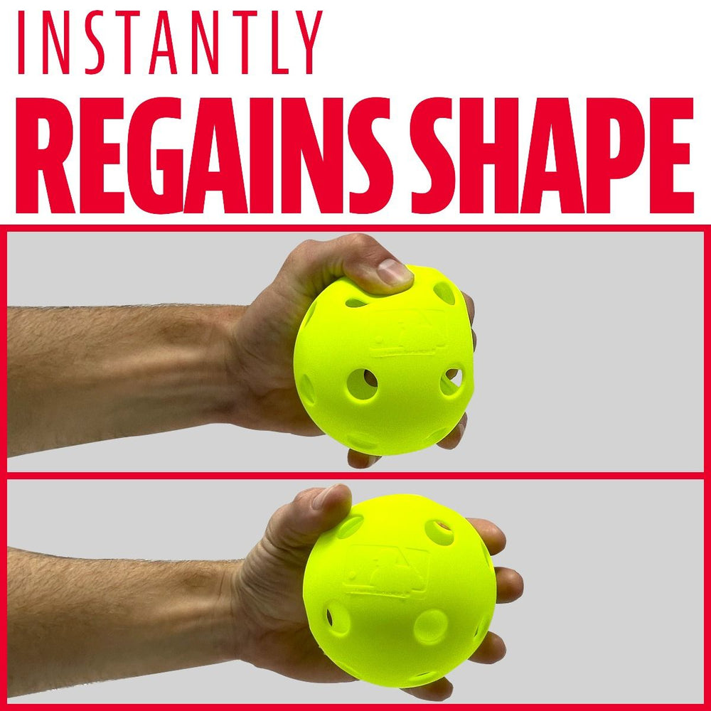 Pack de Pelota Entrenamiento Practica Bateo Softbol Franklin Indestruct 4 piezas 12 in