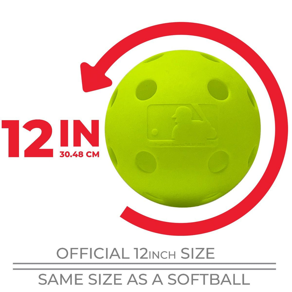 Pack de Pelota Entrenamiento Practica Bateo Softbol Franklin Indestruct 4 piezas 12 in
