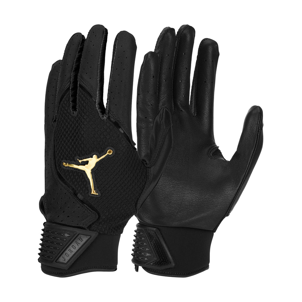 Guanteletas Jordan Fly Elite triple negro con dorado
