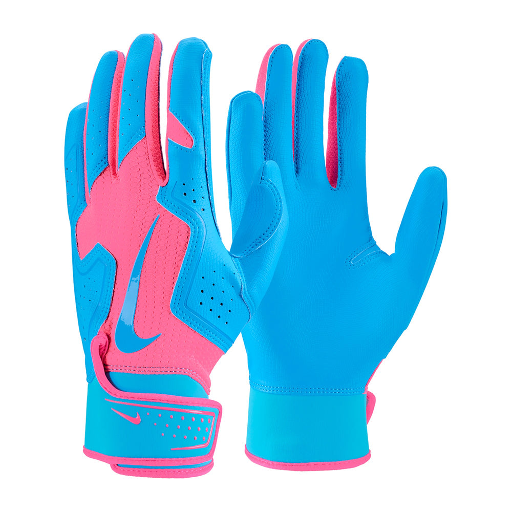 Guanteletas Nike Alpha 2.0 azul con rosa