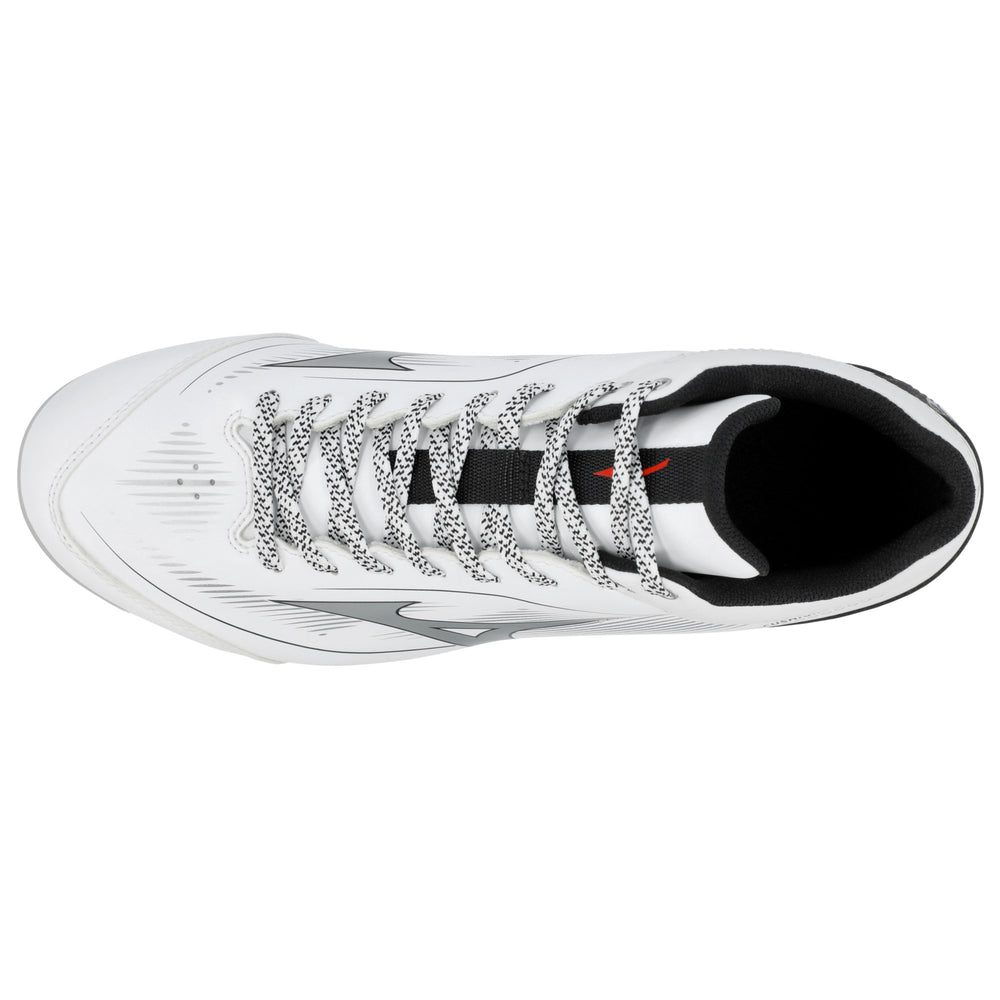 Spikes Beisbol Softbol Mizuno CushionRevo Diamond Mid Blanco Negro