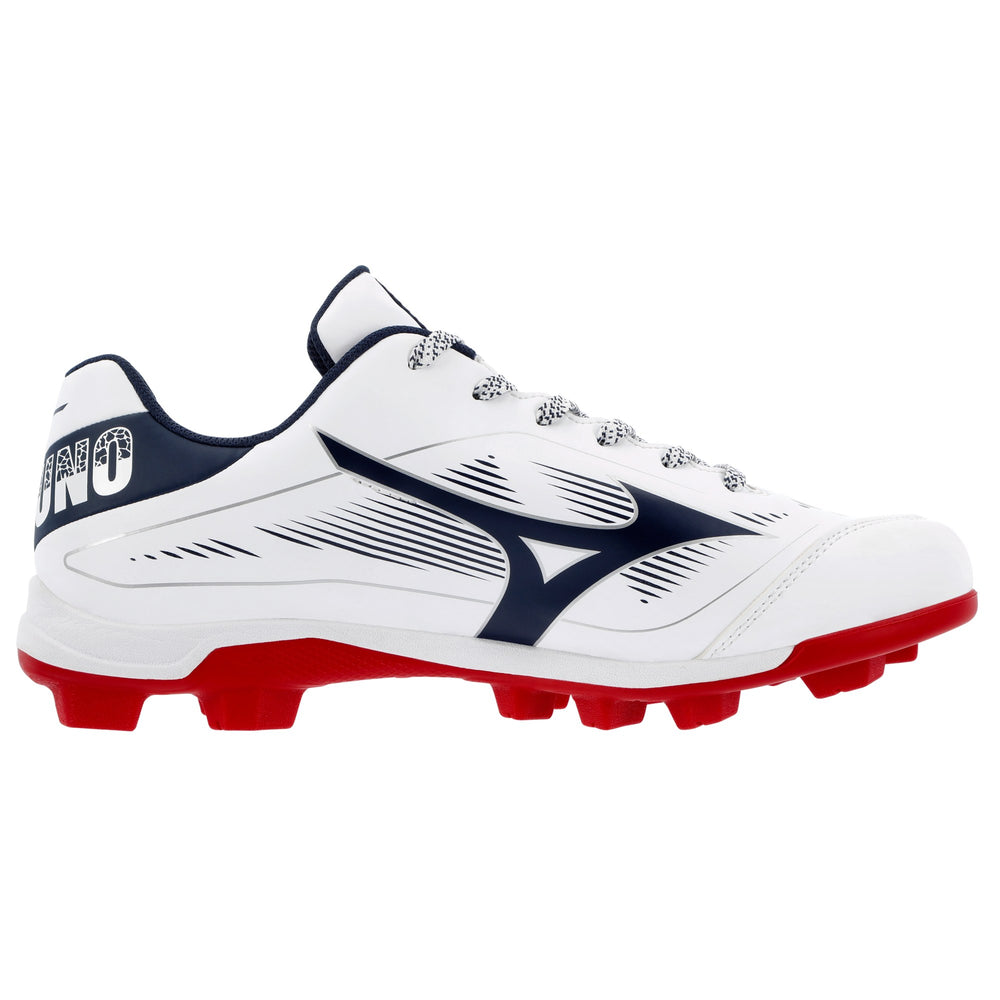 Spikes Beisbol Softbol Mizuno CushionRevo Diamond Blanco Marino