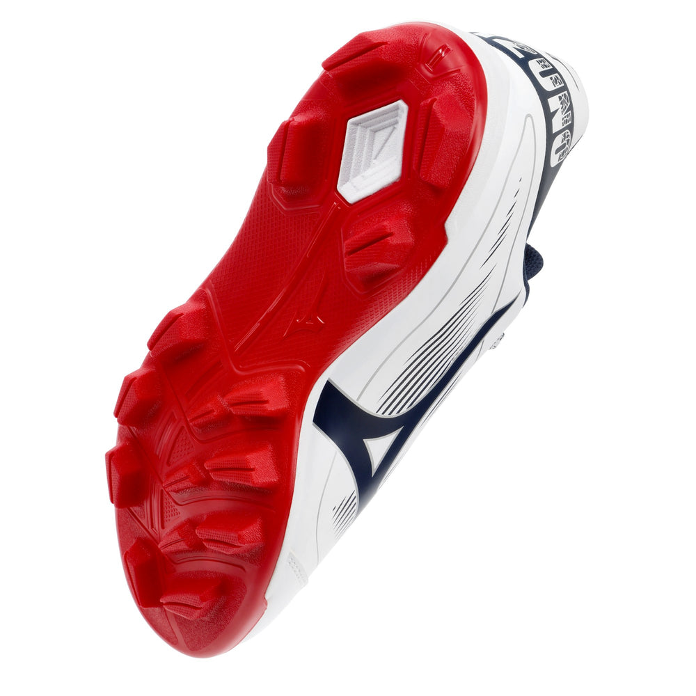 Spikes Beisbol Softbol Mizuno CushionRevo Diamond Blanco Marino