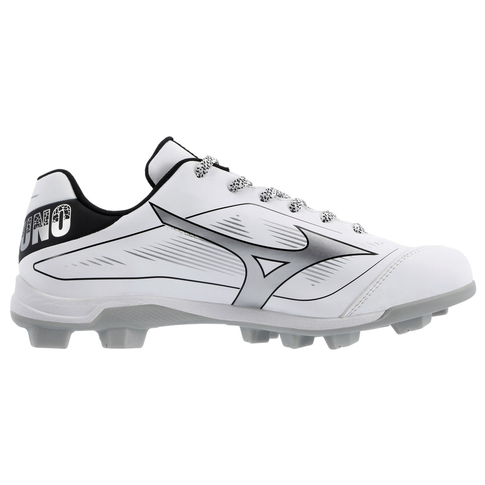 Spikes Beisbol Softbol Mizuno CushionRevo Diamond Blanco Negro