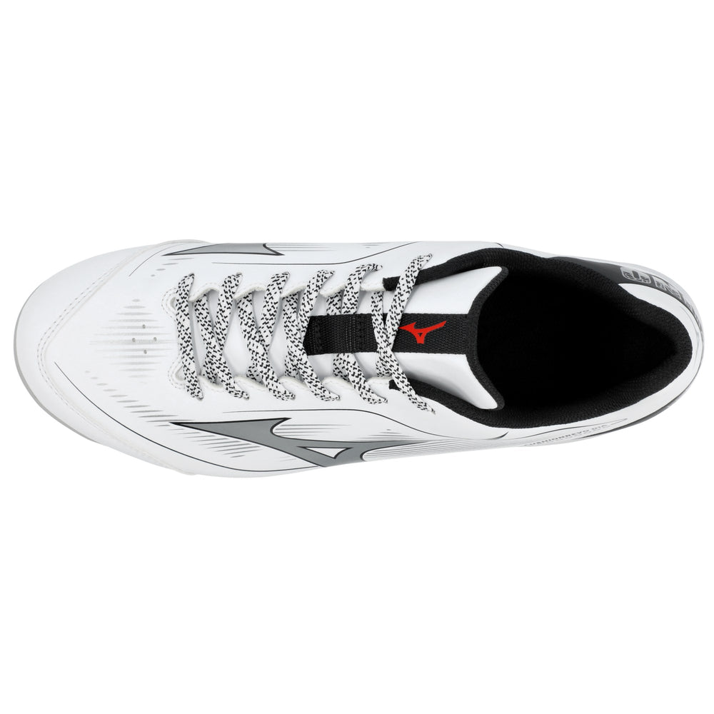 Spikes Beisbol Softbol Mizuno CushionRevo Diamond Blanco Negro