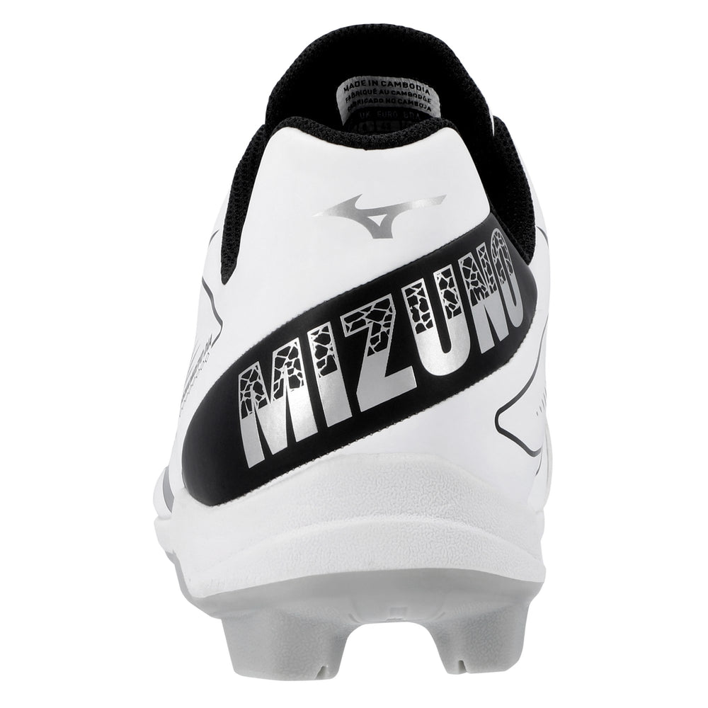 Spikes Beisbol Softbol Mizuno CushionRevo Diamond Blanco Negro