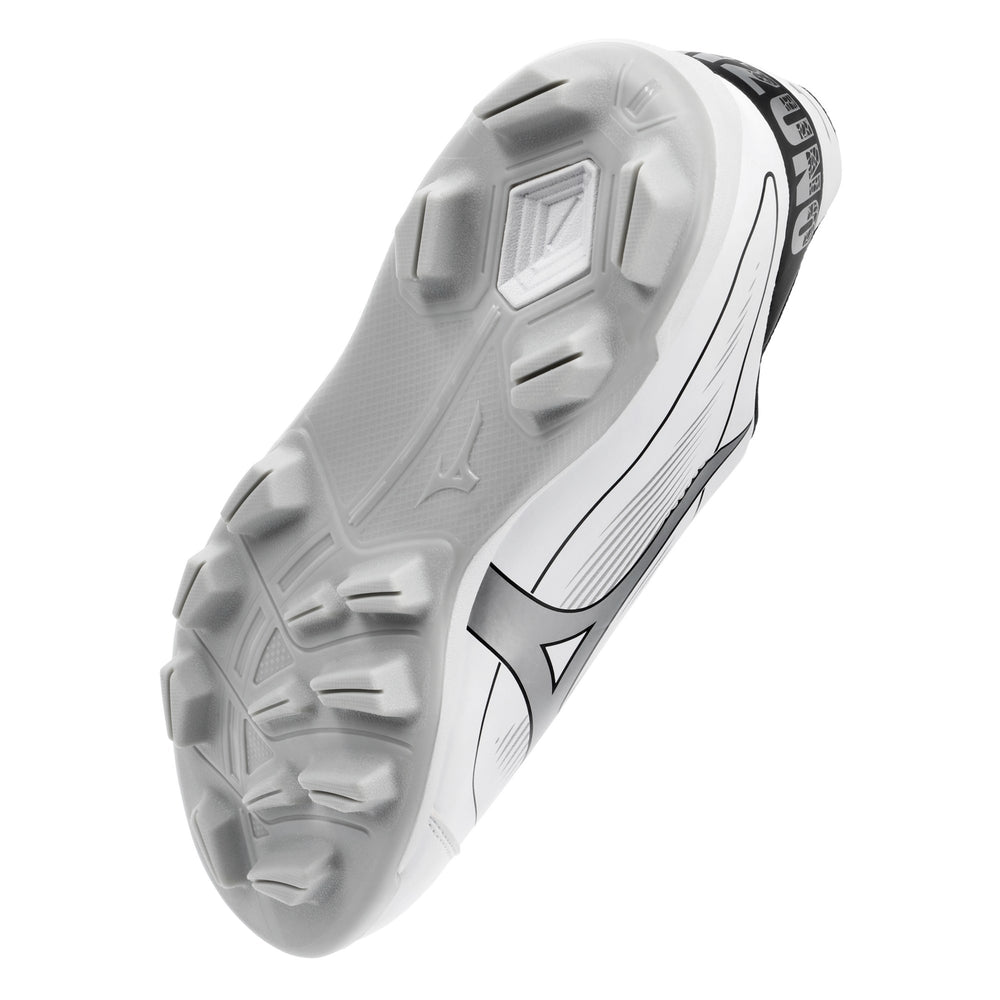Spikes Beisbol Softbol Mizuno CushionRevo Diamond Blanco Negro