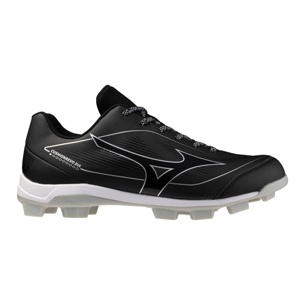 Spikes Beisbol Softbol Mizuno CushionRevo Diamond Negro Blanco
