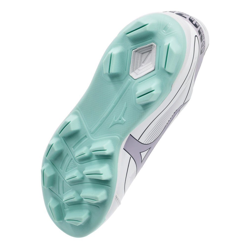 Spikes Softbol Mizuno CushionRevo Finch Blanco Lavanda DAMA