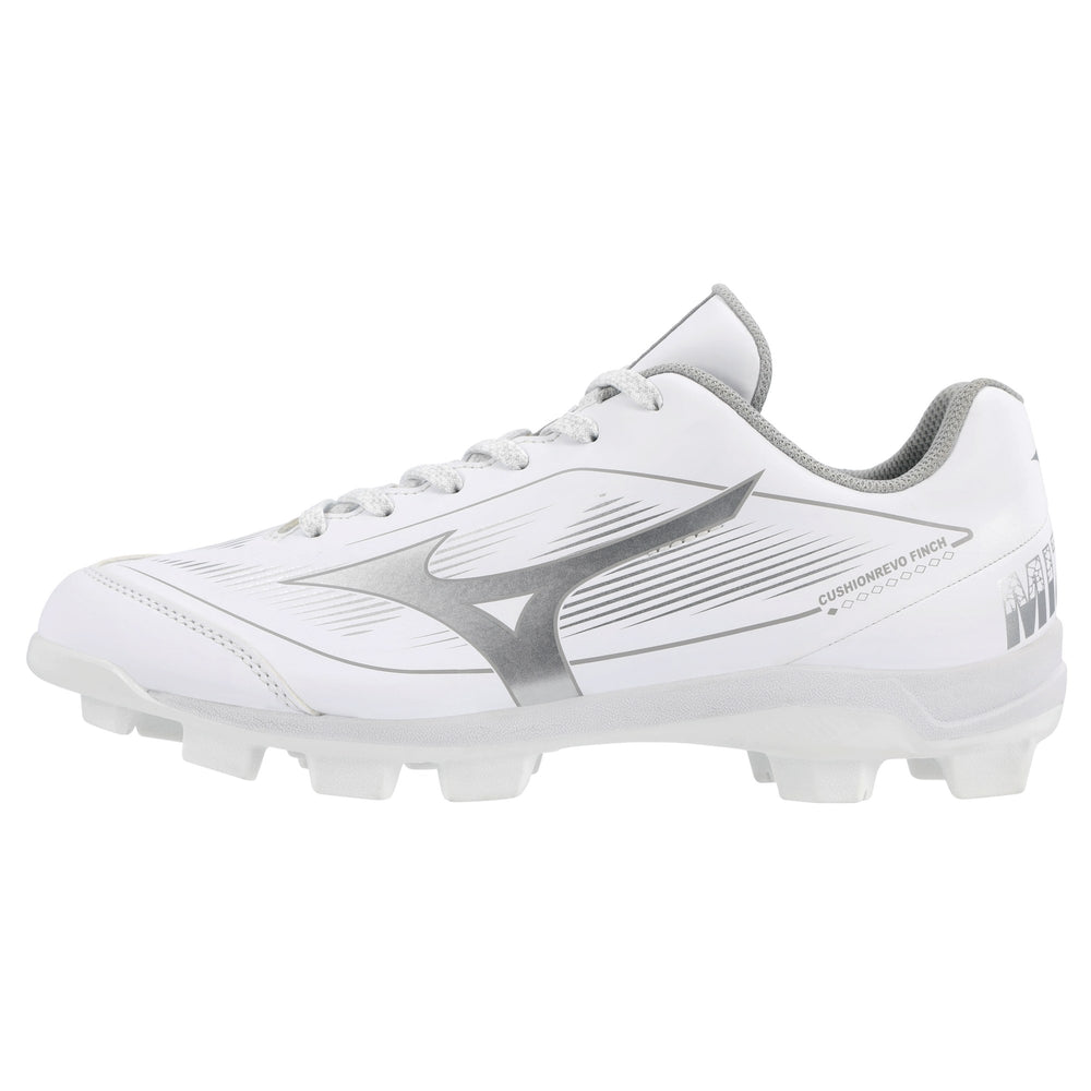 Spikes Softbol Mizuno CushionRevo Finch Blanco Plata DAMA