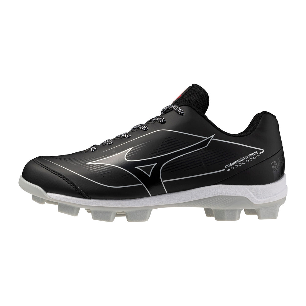 Spikes Softbol Mizuno CushionRevo Finch Negro Blanco DAMA