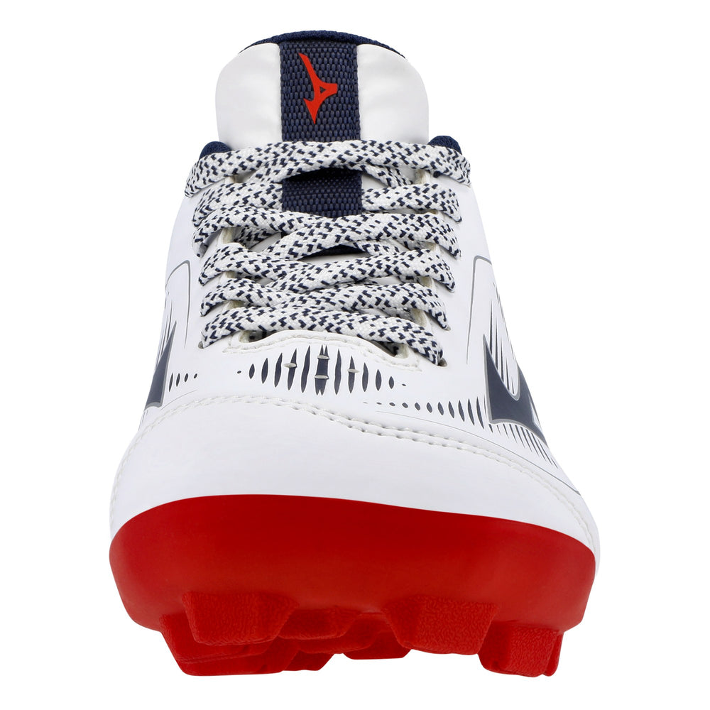 Spikes Beisbol Softbol Mizuno CushionRevo Diamond Jr Blanco Marino INFANTIL