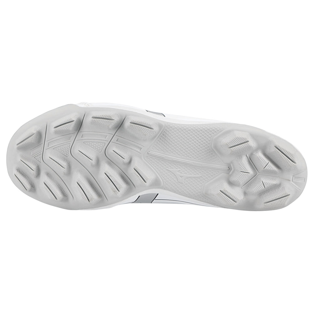 Spikes Beisbol Softbol Mizuno CushionRevo Diamond Jr Blanco Negro INFANTIL