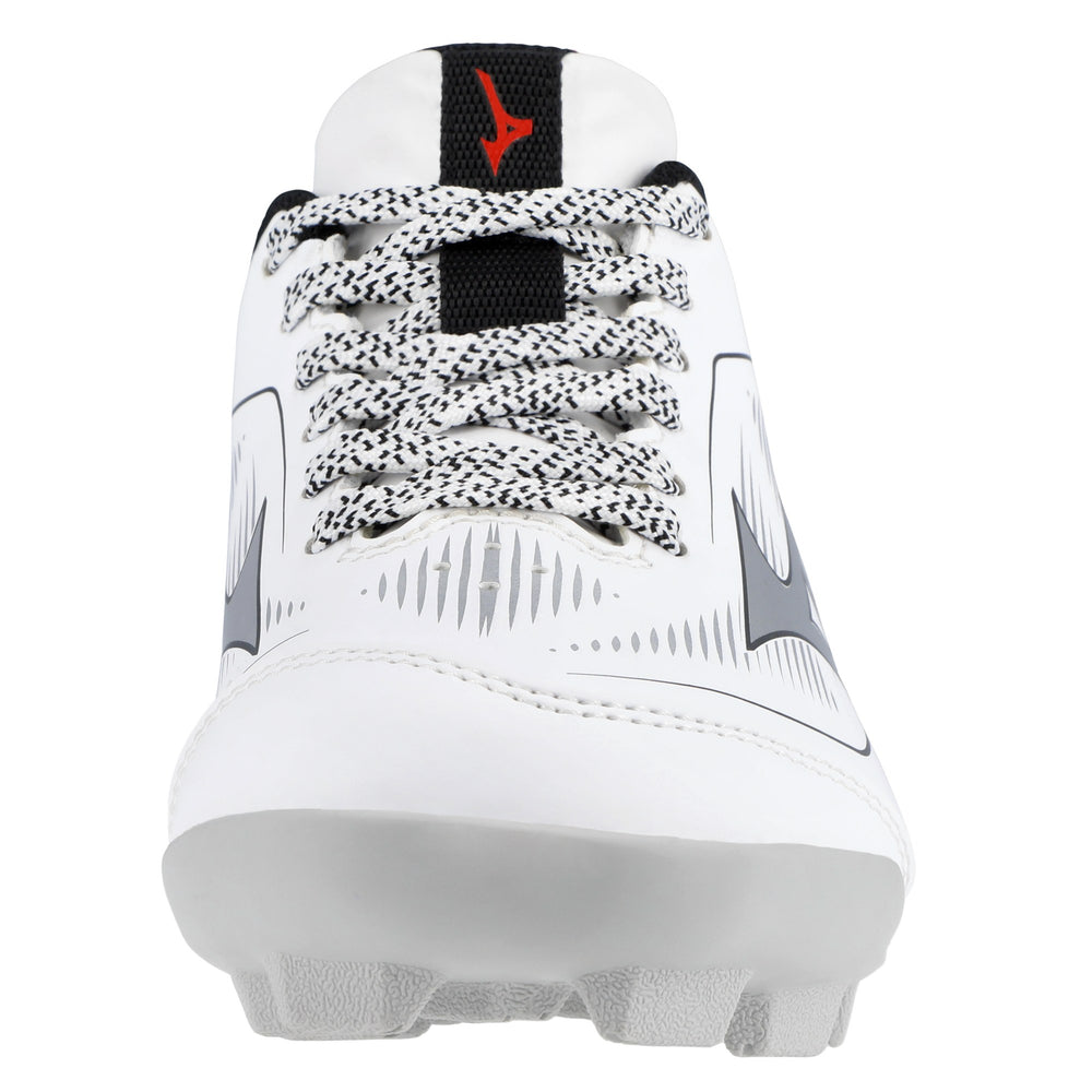 Spikes Beisbol Softbol Mizuno CushionRevo Diamond Jr Blanco Negro INFANTIL