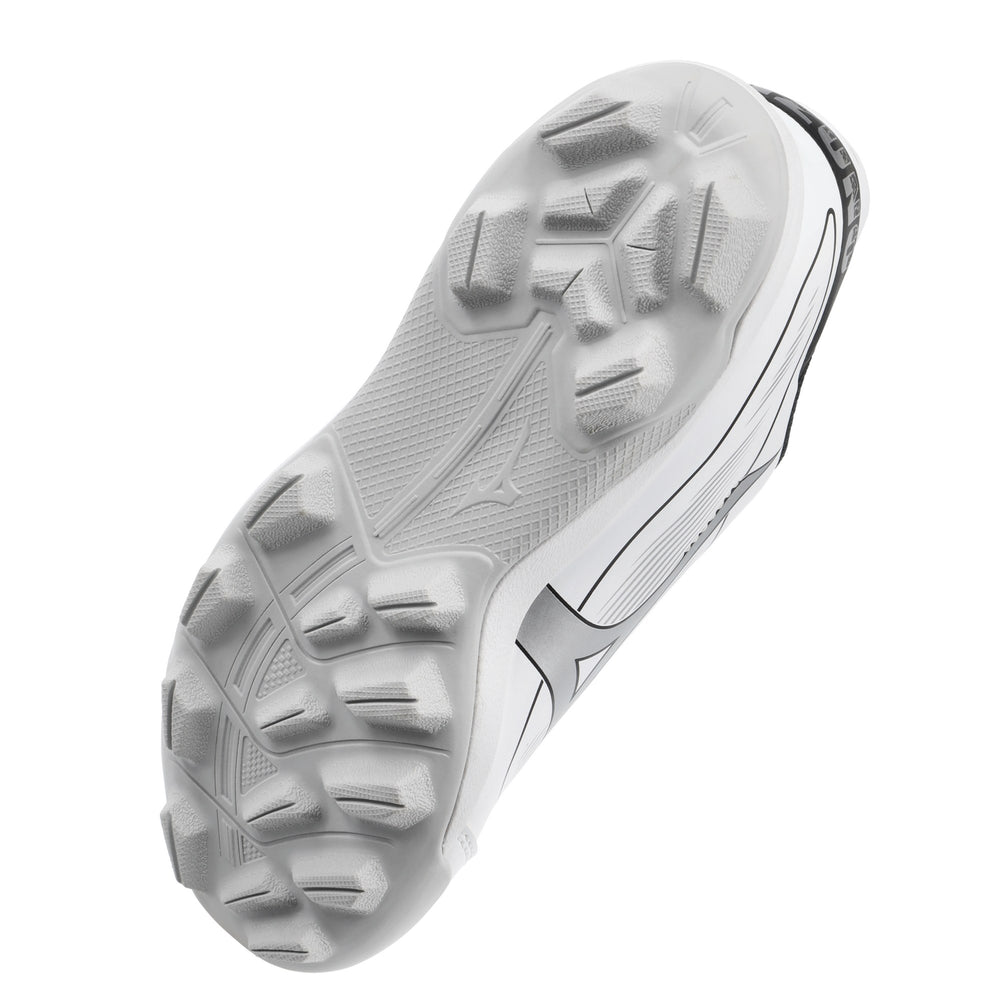 Spikes Beisbol Softbol Mizuno CushionRevo Diamond Jr Blanco Negro INFANTIL