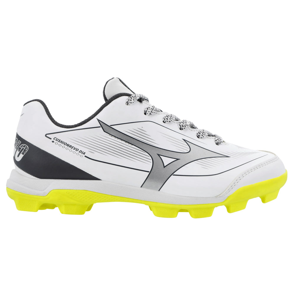 Spikes Beisbol Softbol Mizuno CushionRevo Diamond Jr Amarillo Neón INFANTIL