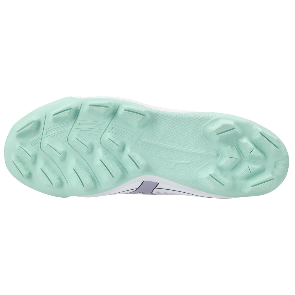 Spikes Softbol Mizuno CushionRevo Finch Jr Blanco Lavanda INFANTIL Femenil