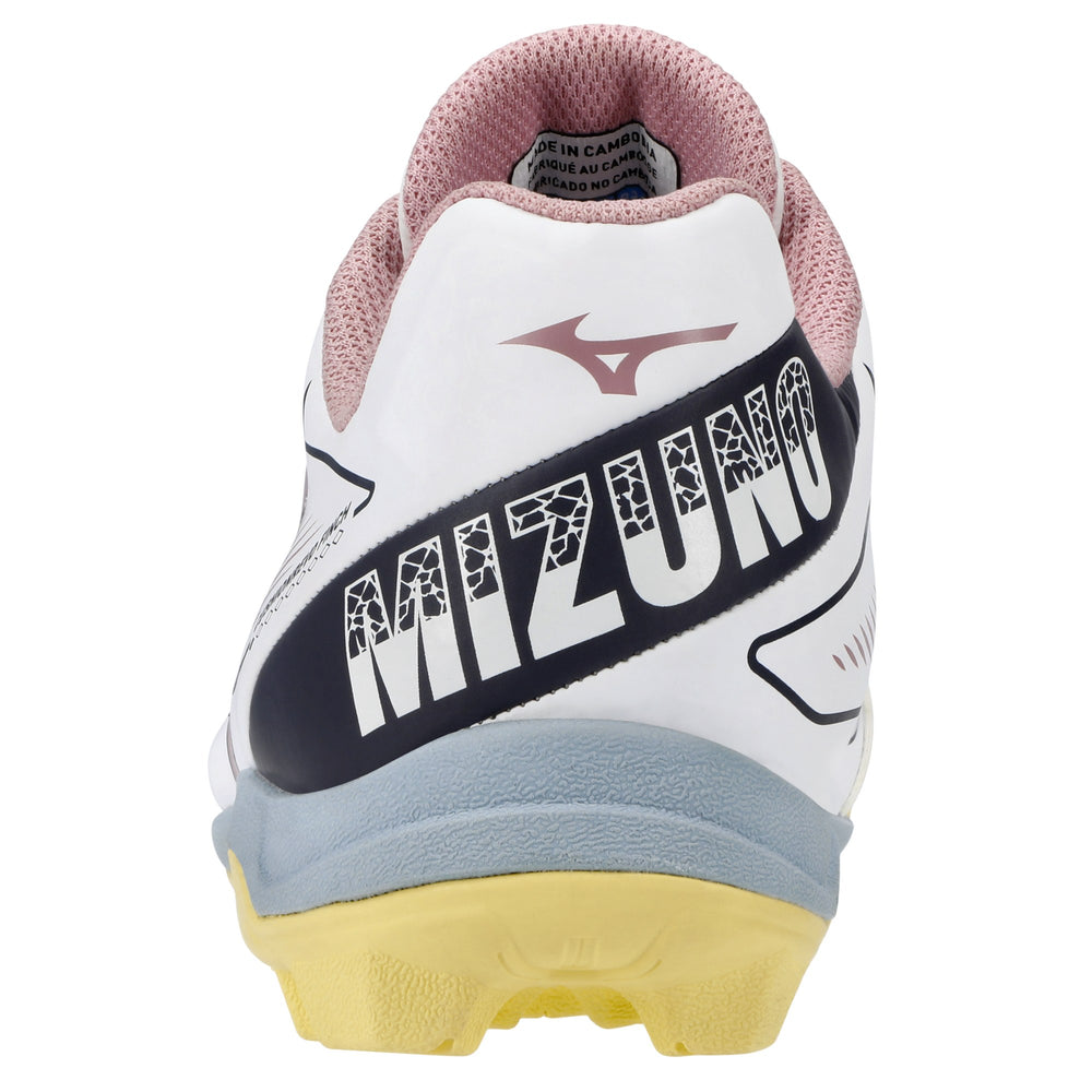 Spikes Softbol Mizuno CushionRevo Finch Jr Morado Amarillo INFANTIL Femenil
