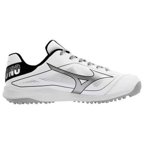 Tenis de Entrenamiento Beisbol Softbol Mizuno CushionRevo Diamond Turf Blanco Negro