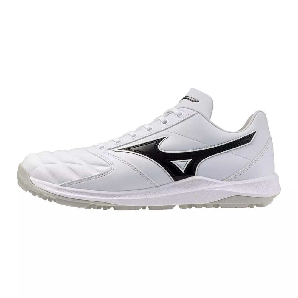 Tenis de Entrenamiento Beisbol Softbol Mizuno Pro Select Turf Blanco Negro