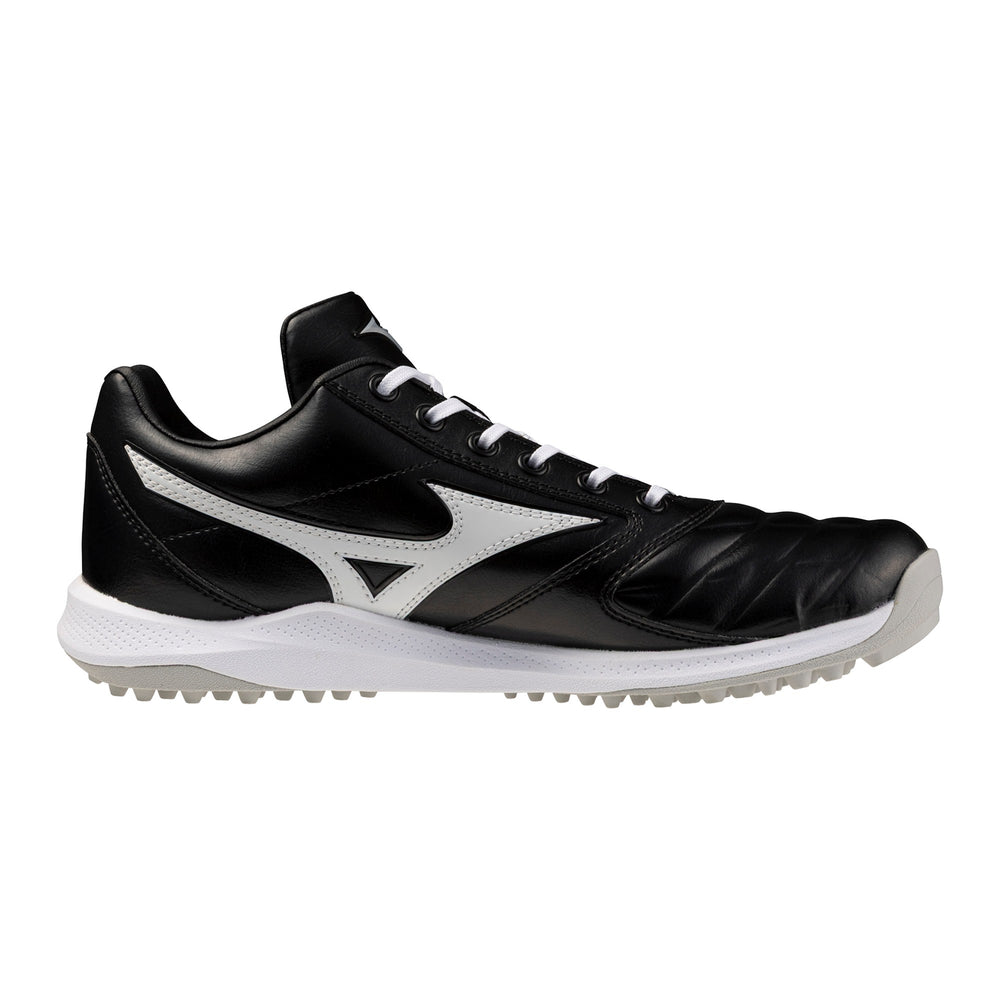 Tenis de Entrenamiento Beisbol Softbol Mizuno Pro Select Turf Negro Blanco