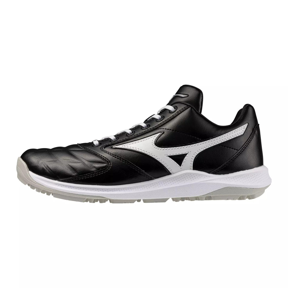 Tenis de Entrenamiento Beisbol Softbol Mizuno Pro Select Turf Negro Blanco