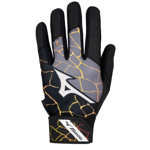 Guanteletas Mizuno MVP 2026 Negro Naranja Adulto