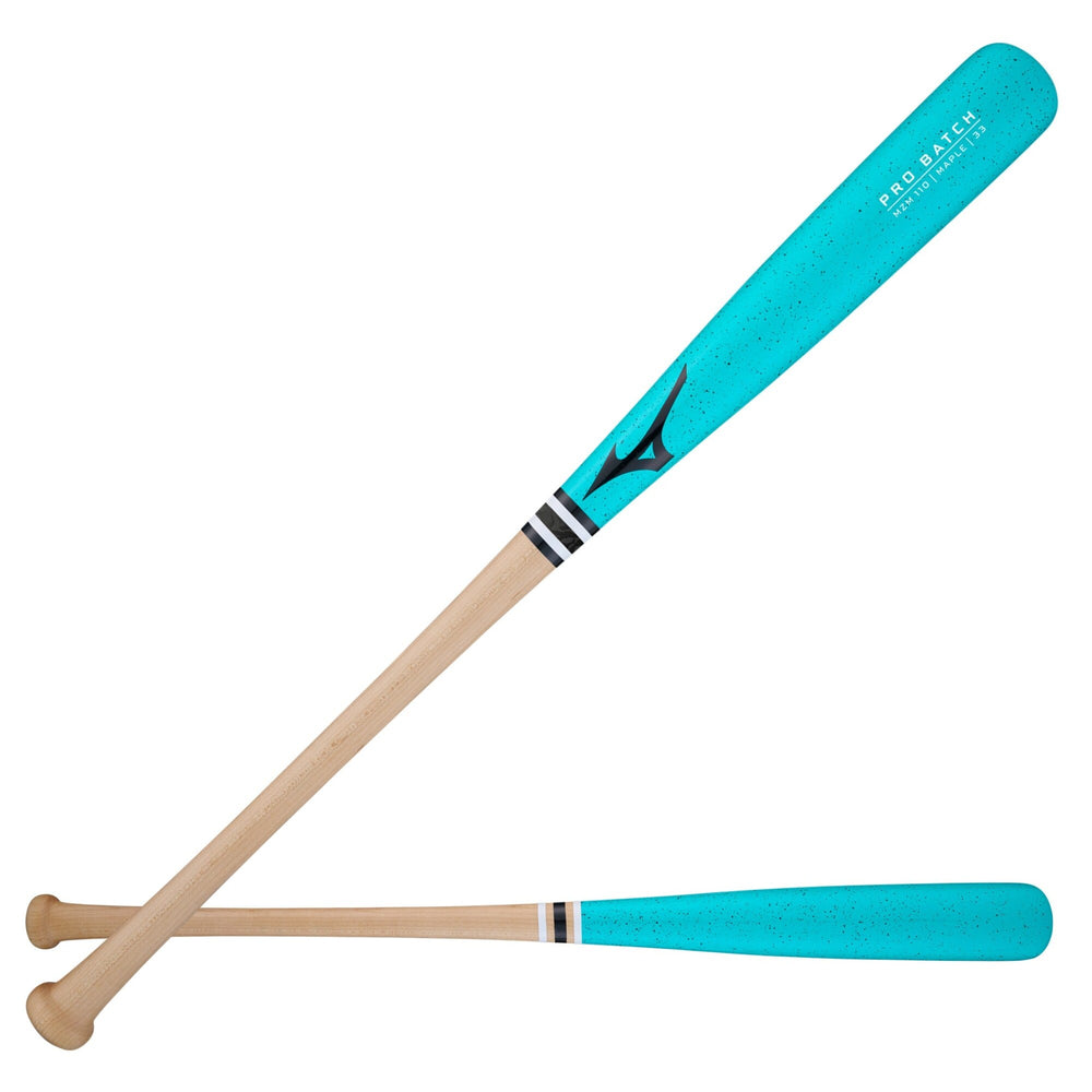 Bat Beisbol Mizuno Pro Batch MZM110 Maple Turquesa Natural Teal Green