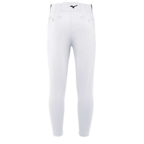 Pantalón Beisbol Mizuno Premier Tapered Tweener Infantil Blanco