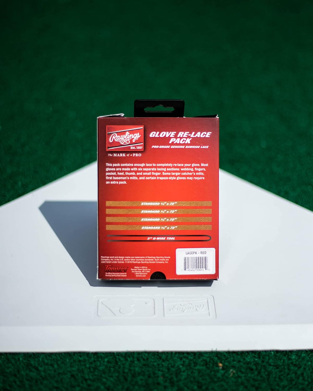 Paquete de 4 Correas Para Guante Beisbol Softbol Rawlings LACEPK-CHOC Café