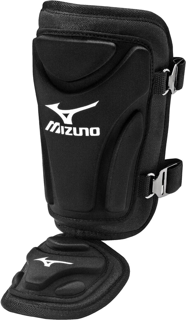 Espinillera de bateo Beisbol Softbol Mizuno Negro Adulto