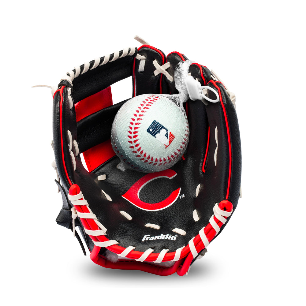 Guante Beisbol Franklin MLB Team Con Pelota de Espuma Lanzador Derecho 9.5 in
