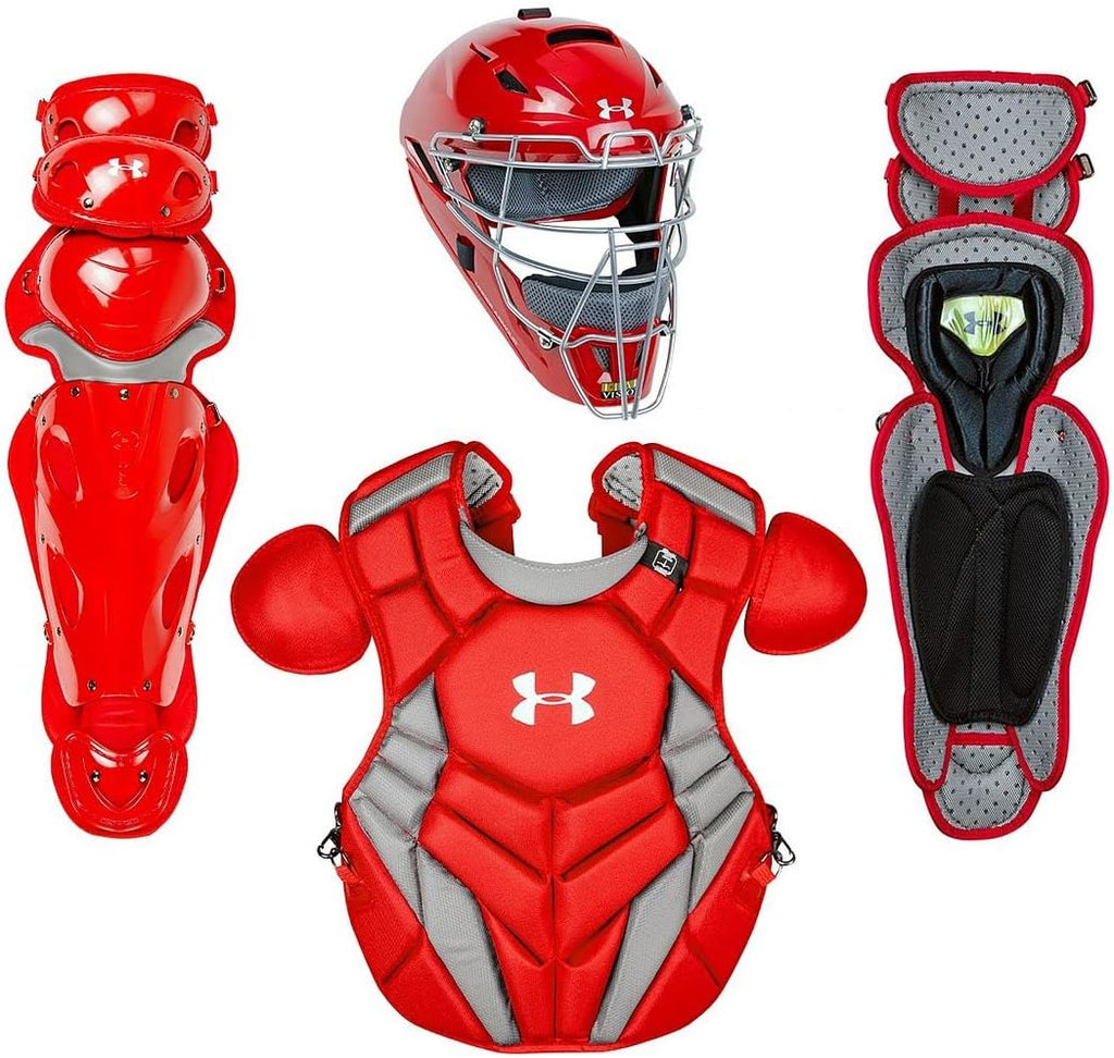 Arreos Equipo de Catcher Softbol o Beisbol Under Armour UA® PRO 4 SERIES Rojo ADULTO