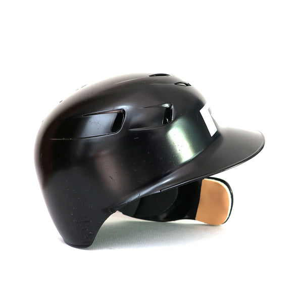 Casco Beisbol RVL Una Oreja Negro Con Protector Mandibula ADULTO DERECHO