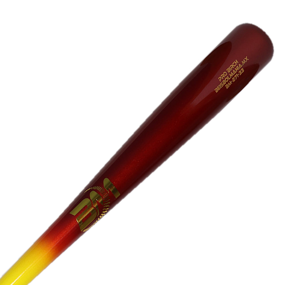 Bat Beisbol Beisbolmania BIRCH PRO BM271 AMARILLO ROJO