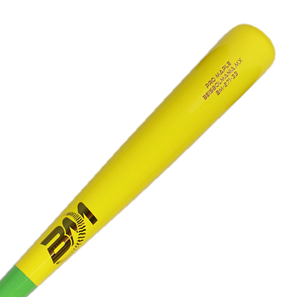 Bat Beisbol Beisbolmania MAPLE PRO BM271 VERDE AMARILLO