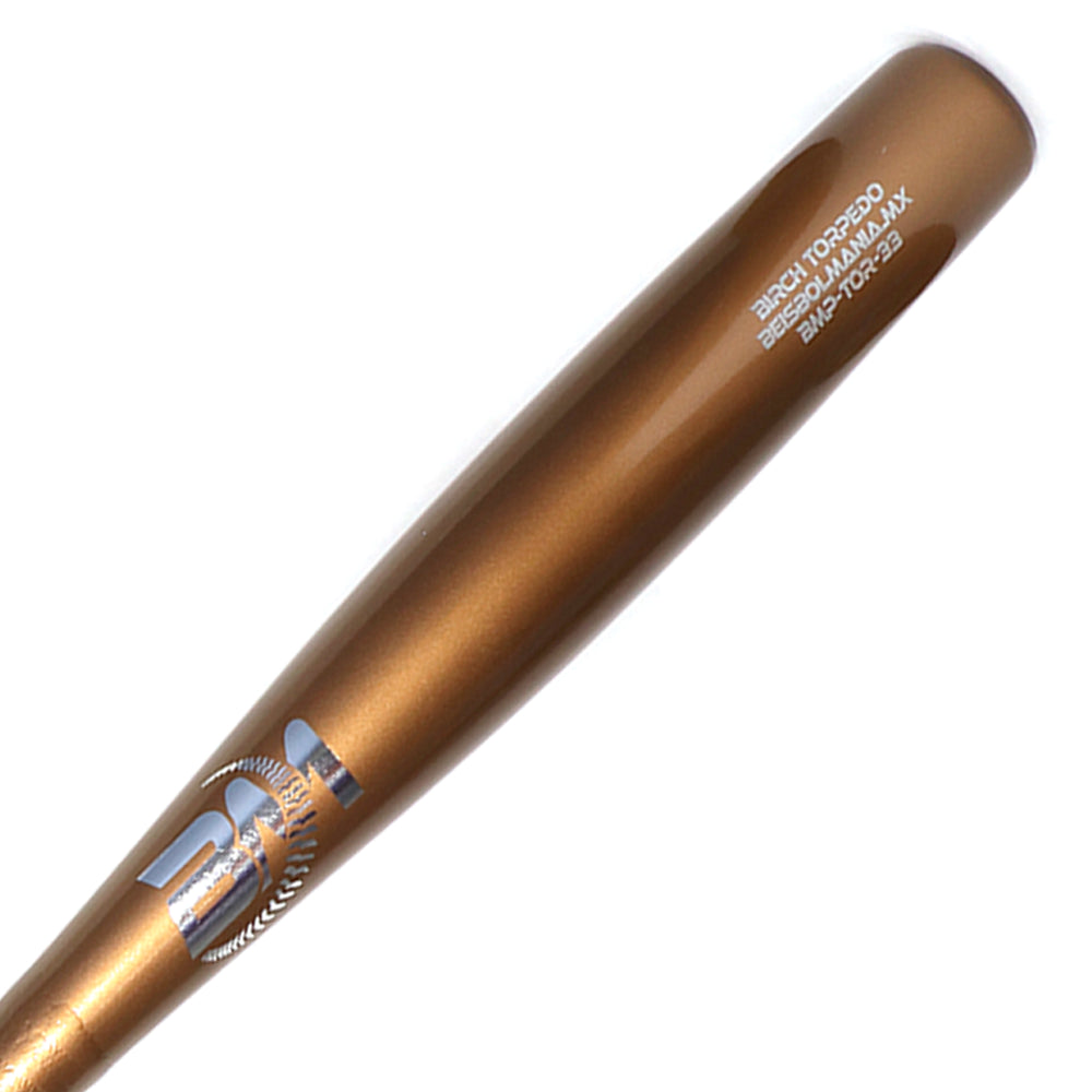Bat Beisbol TORPEDO Reforzado Beisbolmania BIRCH Plus BMTOR BRONZE