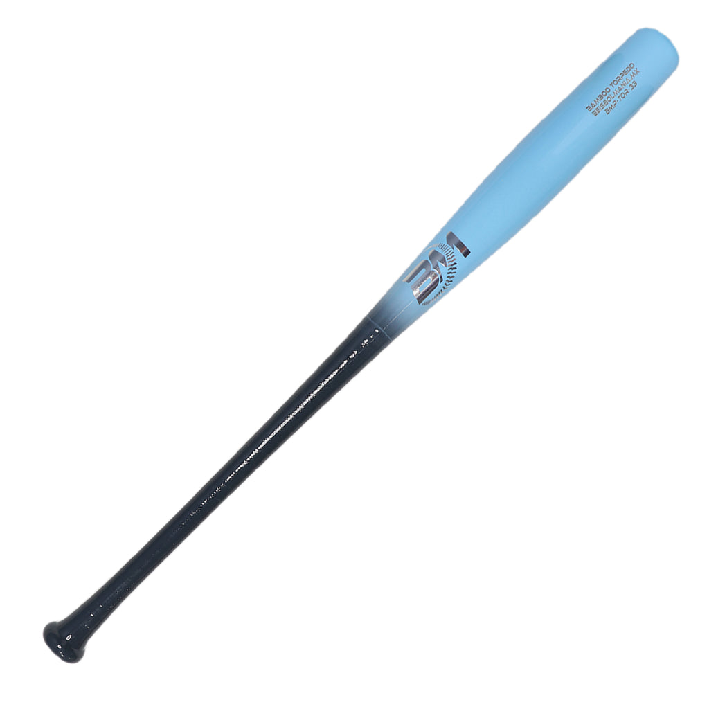 Bat Beisbol TORPEDO Reforzado Beisbolmania BAMBOO Plus BMTOR GRAFITO CELESTE