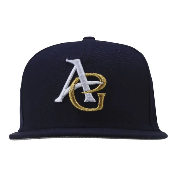 Gorra Beisbol Softbol New Era Algodoneros de Guasave 59Fifty Marino Dorado Cerrada