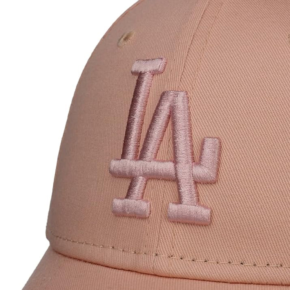 Gorra Beisbol Softbol New Era Los Angeles Dodgers League Essential 9Forty Mujer Rosa Ajustable