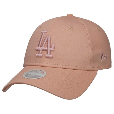 Gorra Beisbol Softbol New Era Los Angeles Dodgers League Essential 9Forty Mujer Rosa Ajustable