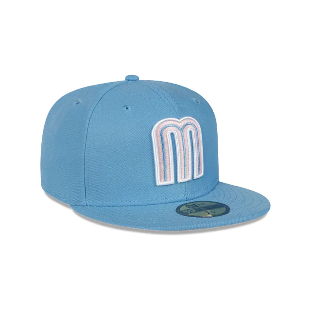 Gorra Beisbol Softbol New Era Seleccion Mexico 59Fifty Cerrada Azul