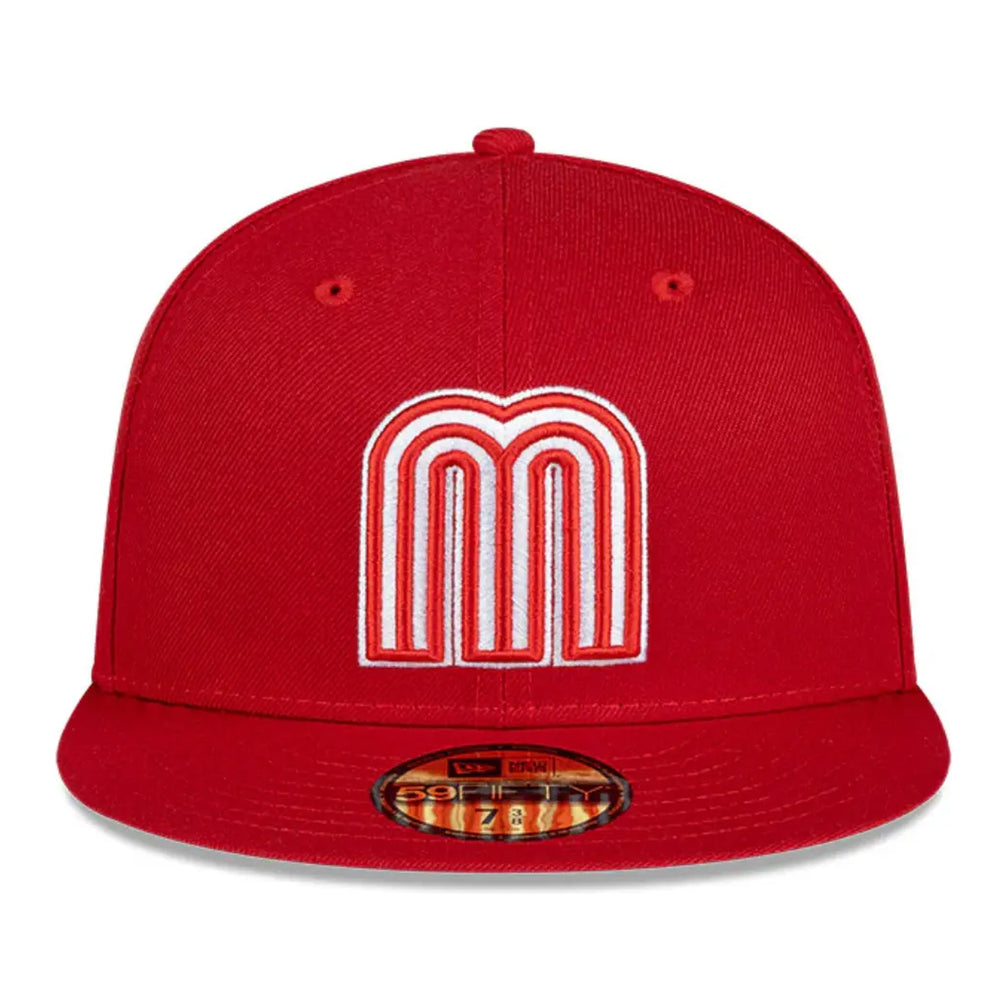 Gorra Beisbol Softbol New Era Seleccion Mexico 59Fifty Cerrada Roja