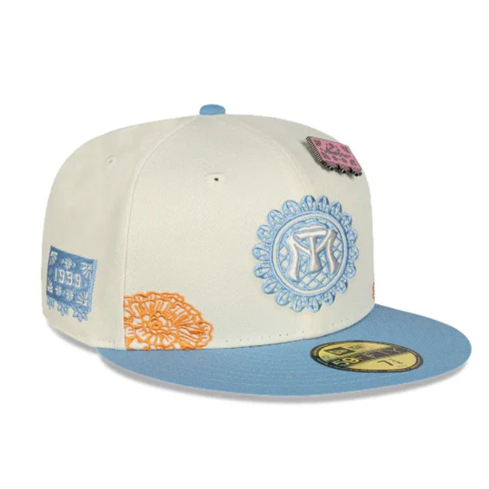 Gorra Beisbol Softbol New Era Sultanes de Monterrey Dia de Muertos 59Fifty Cerrada