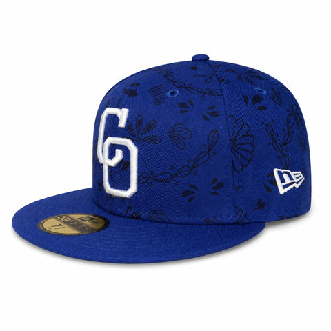 Gorra Beisbol Softbol New Era Yaquis de Obregon Dia de Muertos 59Fifty Rey Cerrada
