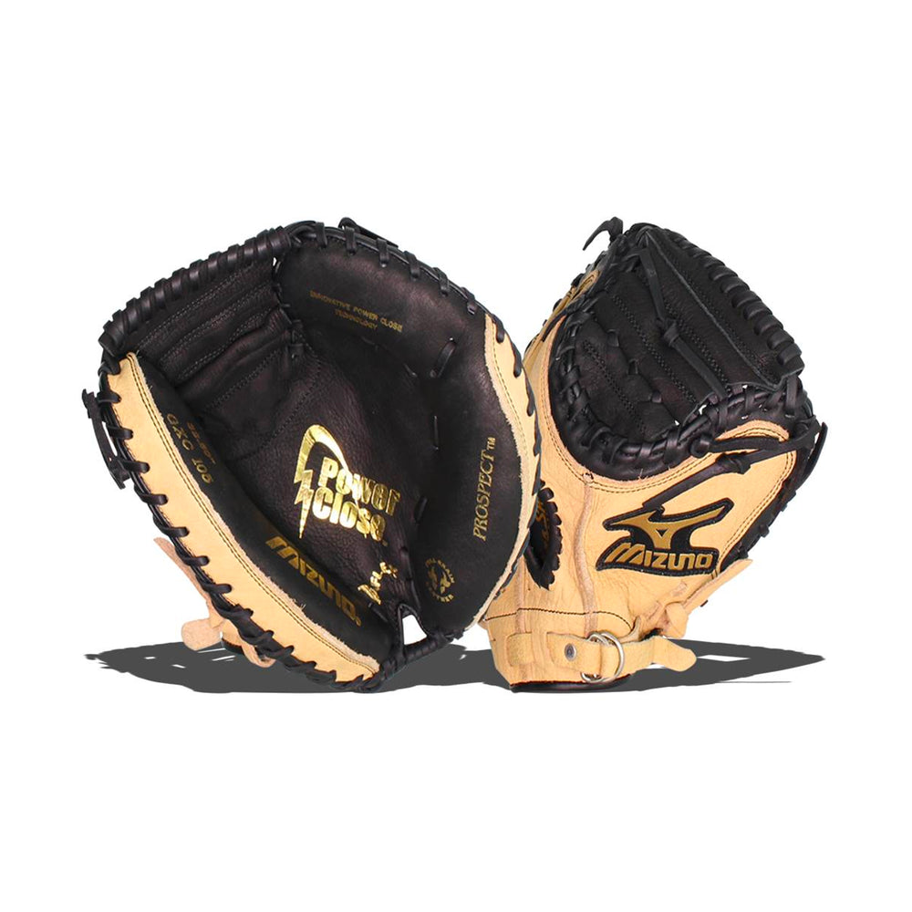 Mascota Beisbol Mizuno Prospect GXC105G Negro Crema 32.5 In Lanzador Diestro