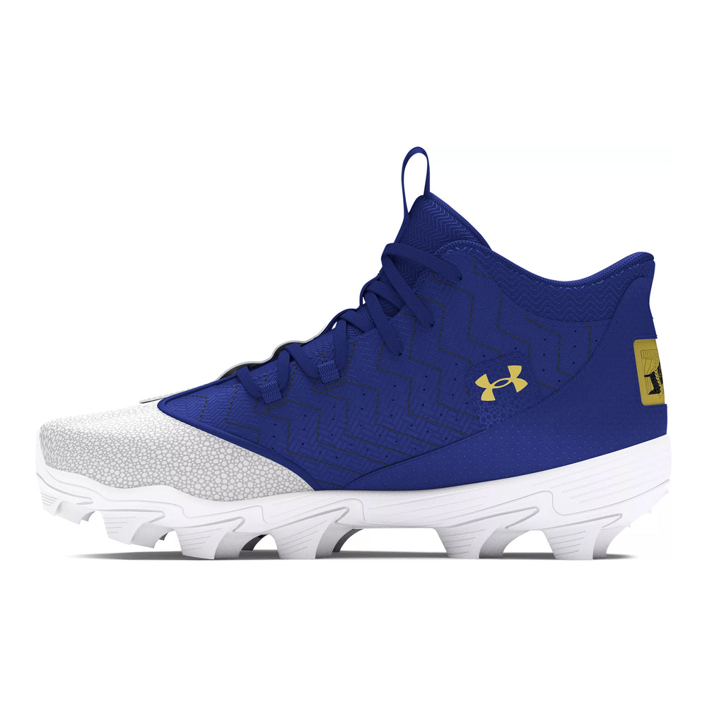 Spikes Beisbol Softbol Under Armour Harper 9 RM Azul Blanco Infantil