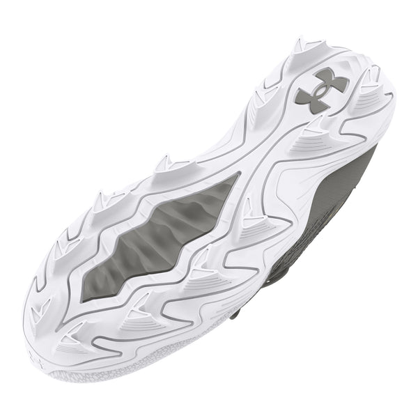 Spikes Beisbol Softbol Under Armour Harper 9 RM Gris Blanco